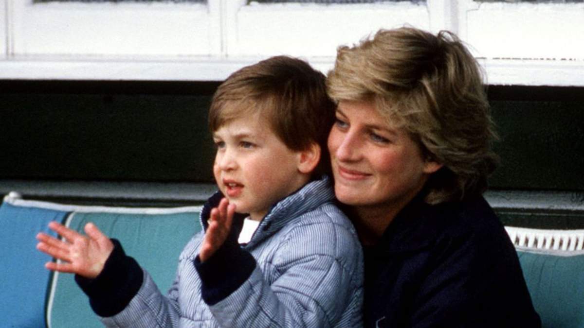 Diana y el príncipe William. Fuente: (Instagram)