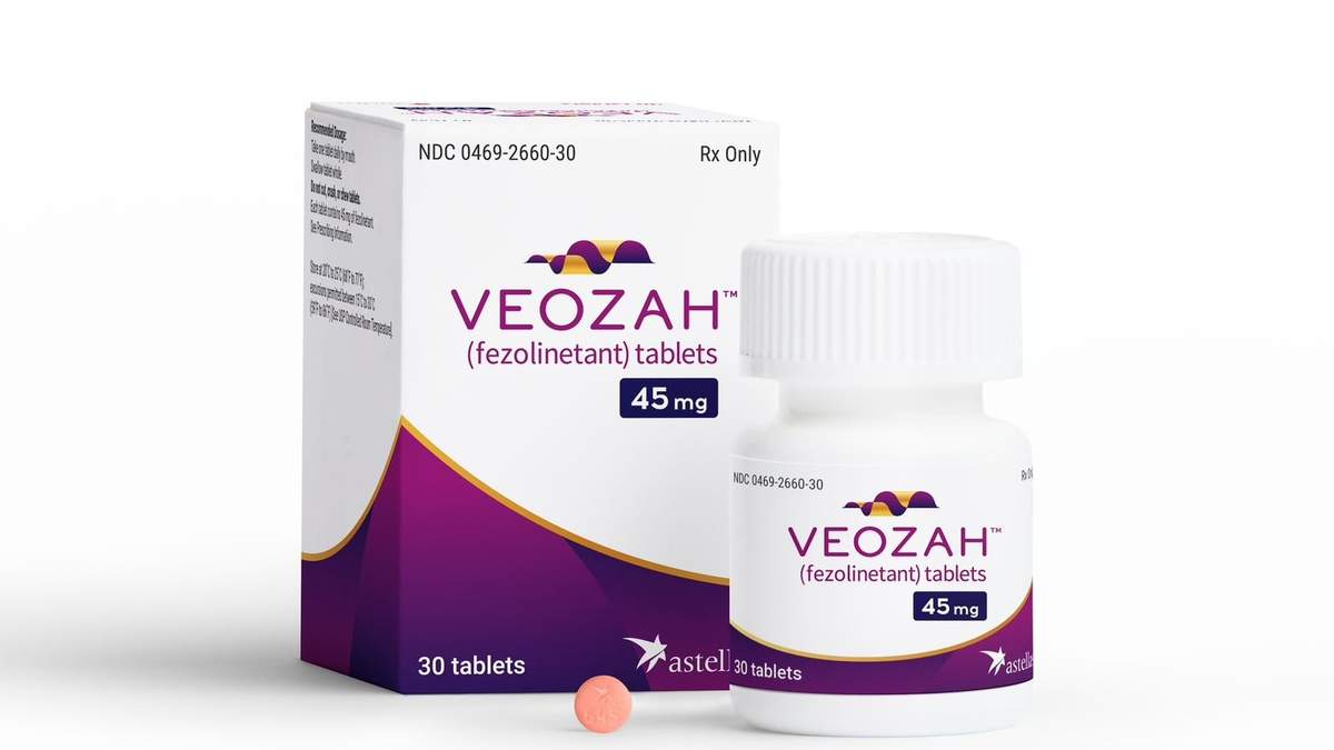 Caja del medicamento Veozah