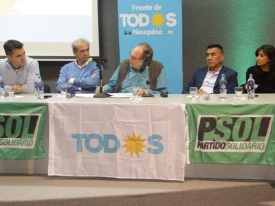 Carlos Heller viajó a Neuquén para apoyar la lista del Frente de Todos