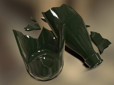 No tires las botellas de vidrio rotas y convertilas en estos originales y llamativos portavelas