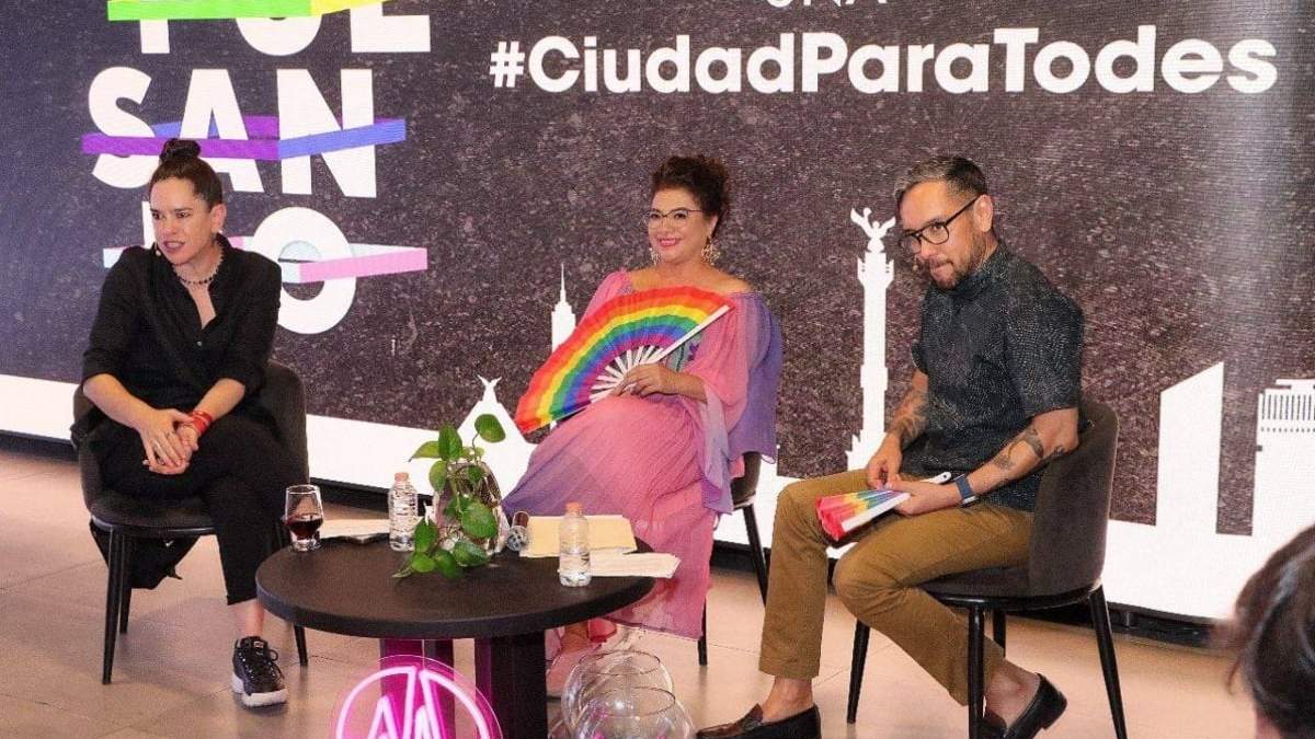 Yuriria Sierra, Clara Brugada y Genaro Lozano
