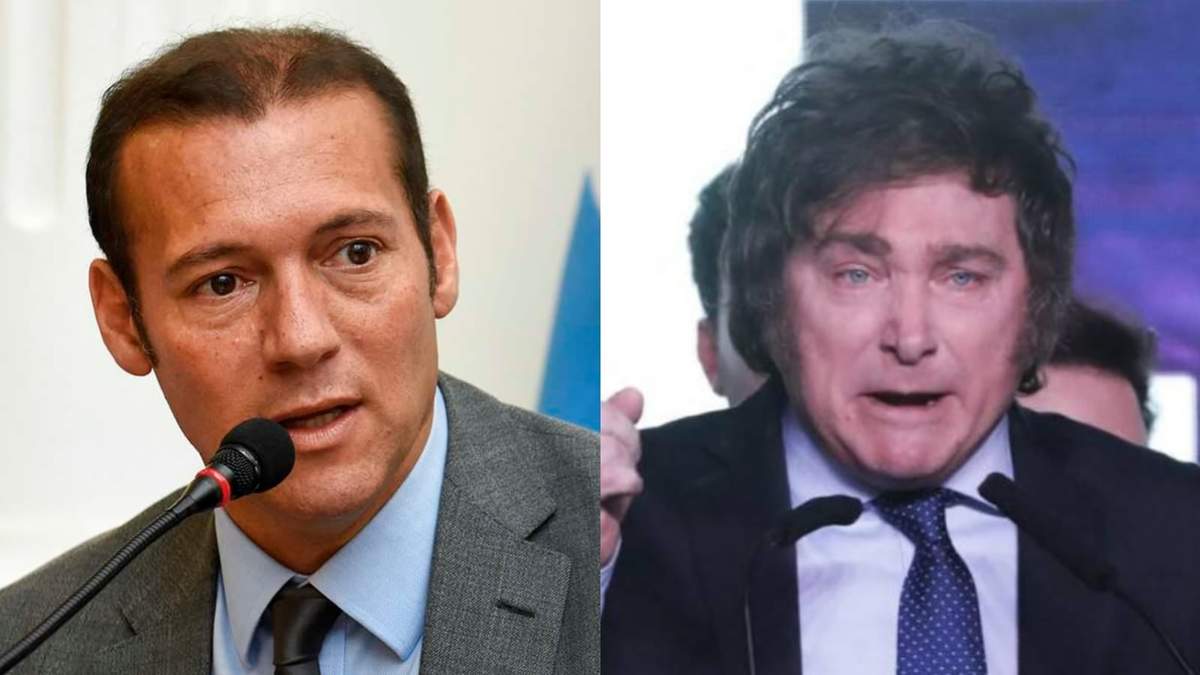 Omar Gutiérrez y Javier Milei. Fuente: (Facebook)