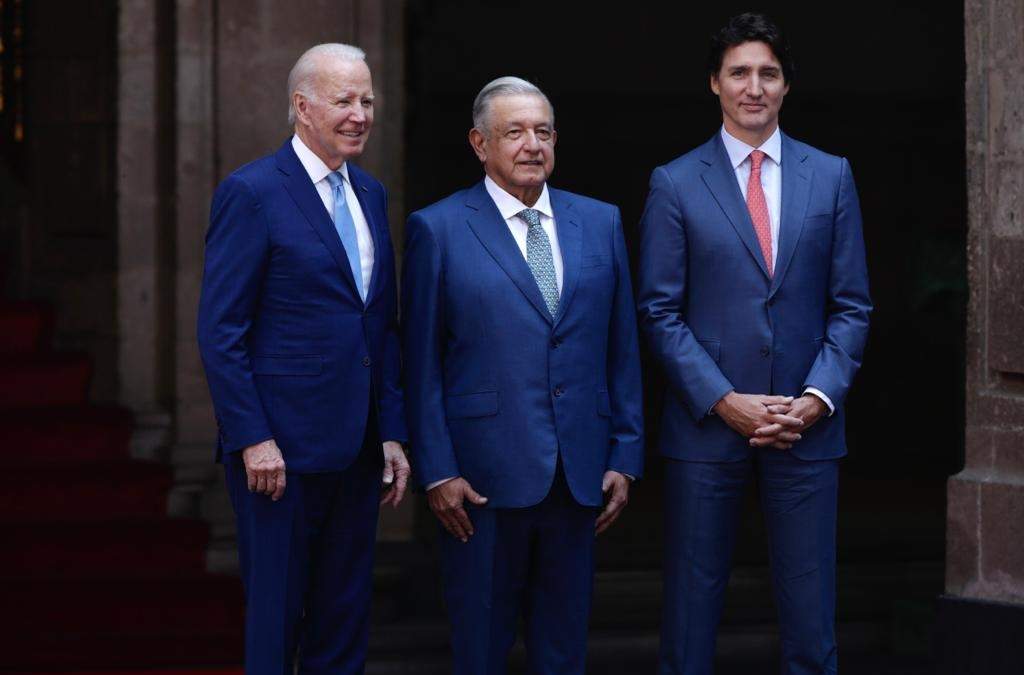 Biden, AMLO y Trudeau