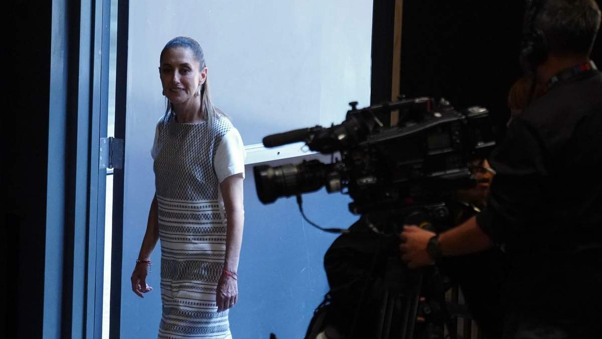 La presidenta Claudia Sheimbaum