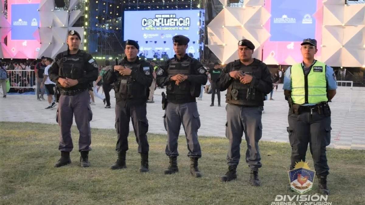Dispositivo de seguridad. Fuente: (Policía de Neuquén)