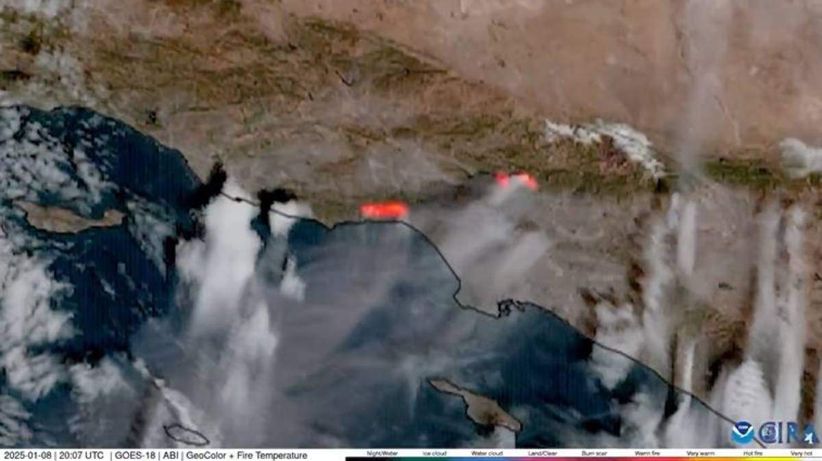 Imágenes satelitales de California