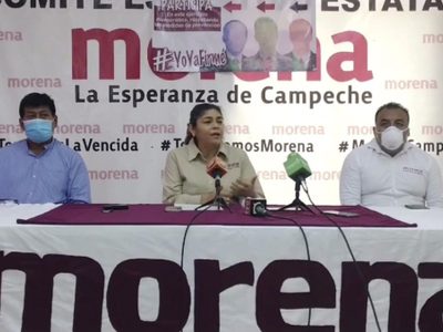 Dos mujeres se lían a golpes por conflicto interno de Morena en Campeche
