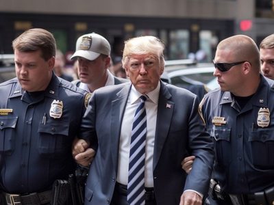 Inteligencia Artificial "imagina" detención del expresidente Donald Trump