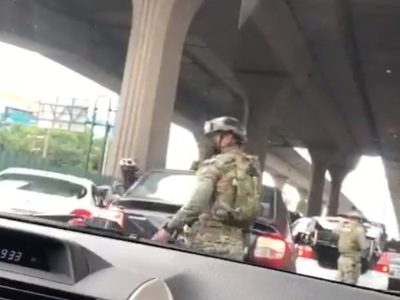 La Marina monta retén en Periférico; buscaba a una mujer secuestrada