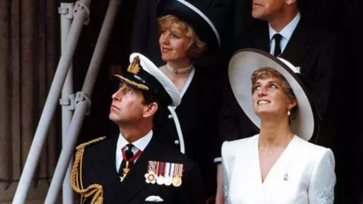 El príncipe Carlos y la princesa Diana en 1991