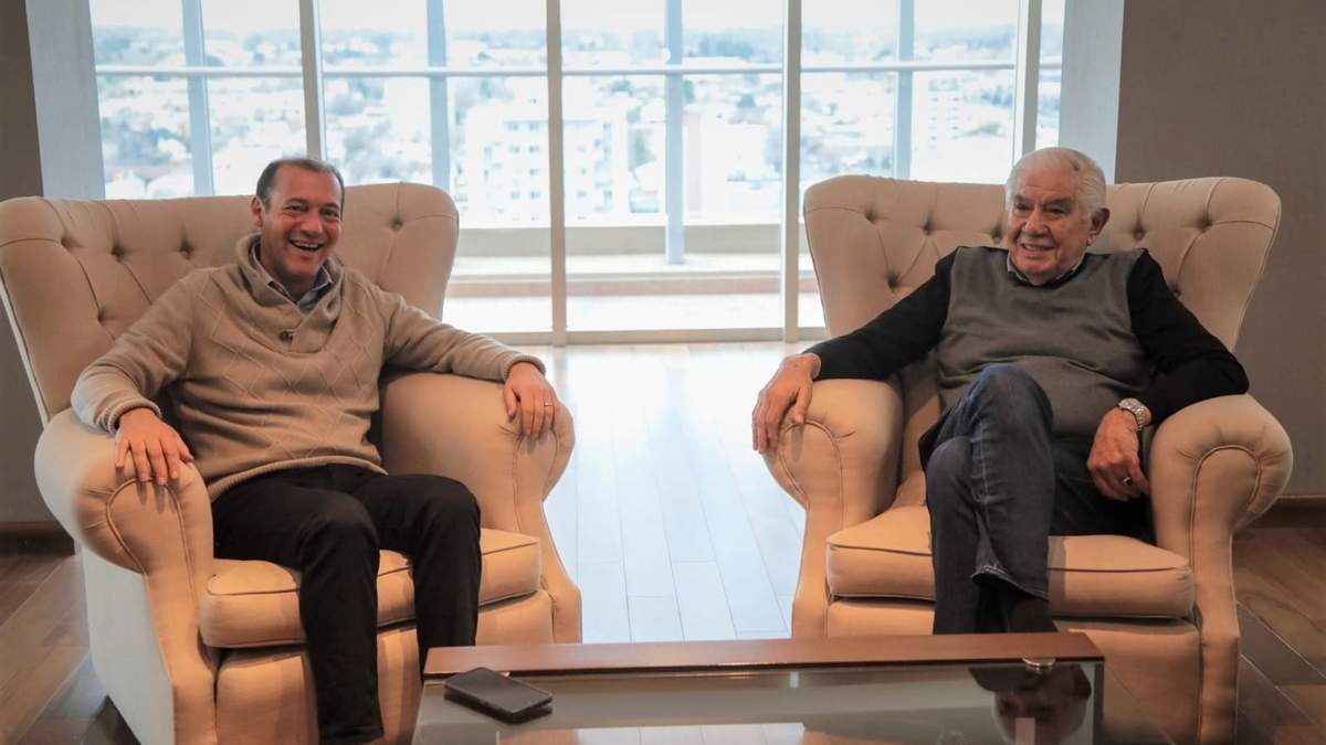 Omar Gutiérrez y Guillermo Pereyra, una alianza para la interna del MPN. Fuente: (Twitter)