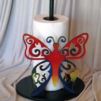 No tires los tarros de pintura, hacé un portarrollo de cocina estilo campo como los de las tiendas de decoración