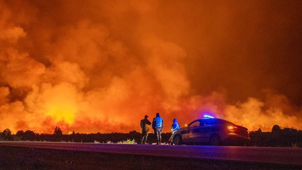 Incendio en Los Alerces