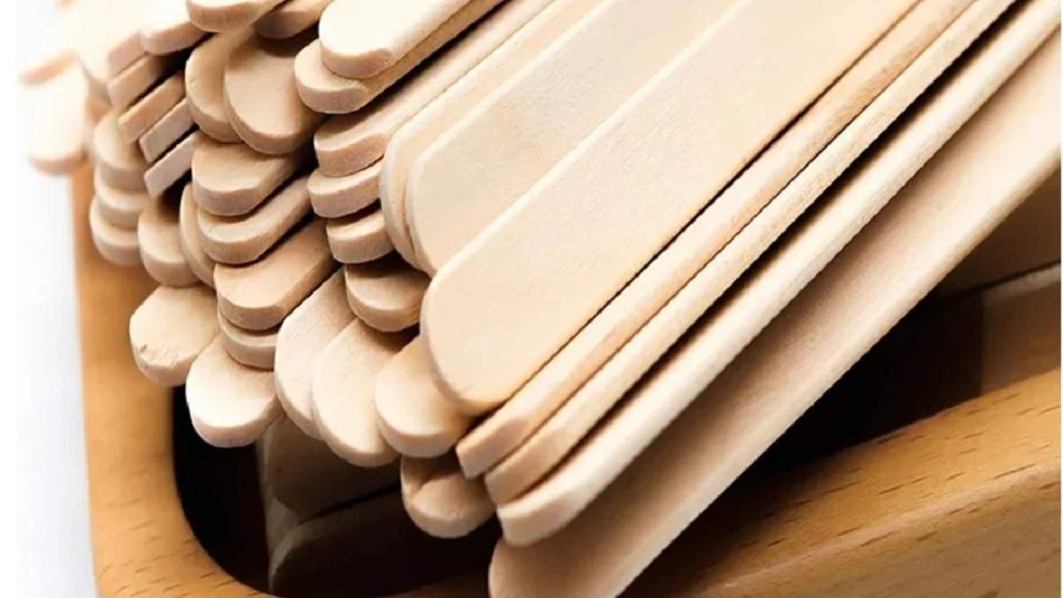 Cómo reciclar con palitos de helado. Fuente: (X)