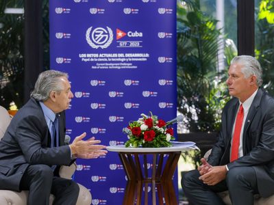 Alberto Fernández se reunió con Miguel Díaz-Canel para promover intercambios entre Argentina y Cuba