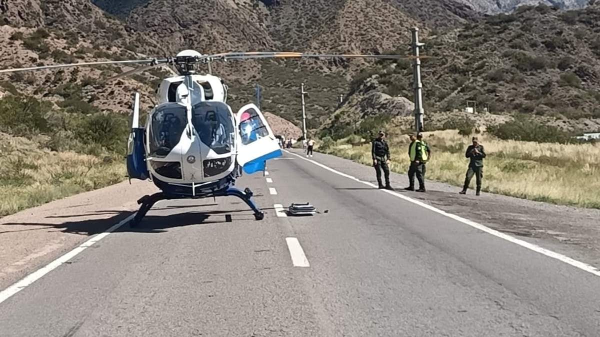 Un vehículo chileno desbarrancó en la ruta 7