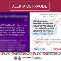 Cuidado con estos SMS sobre supuestos adeudos vehiculares: son un fraude