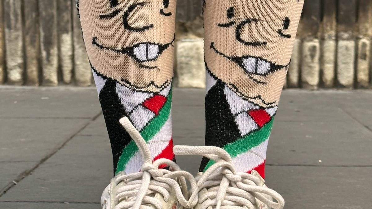 Calcetas con estampado de AMLITO