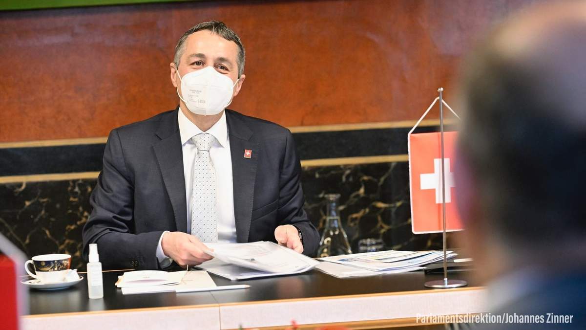 El presidente de Suiza Ignazio Cassis
