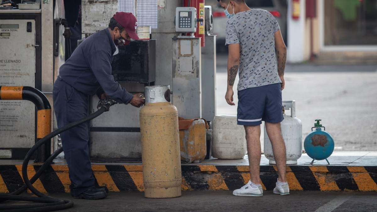 Relleno de tanques de gas