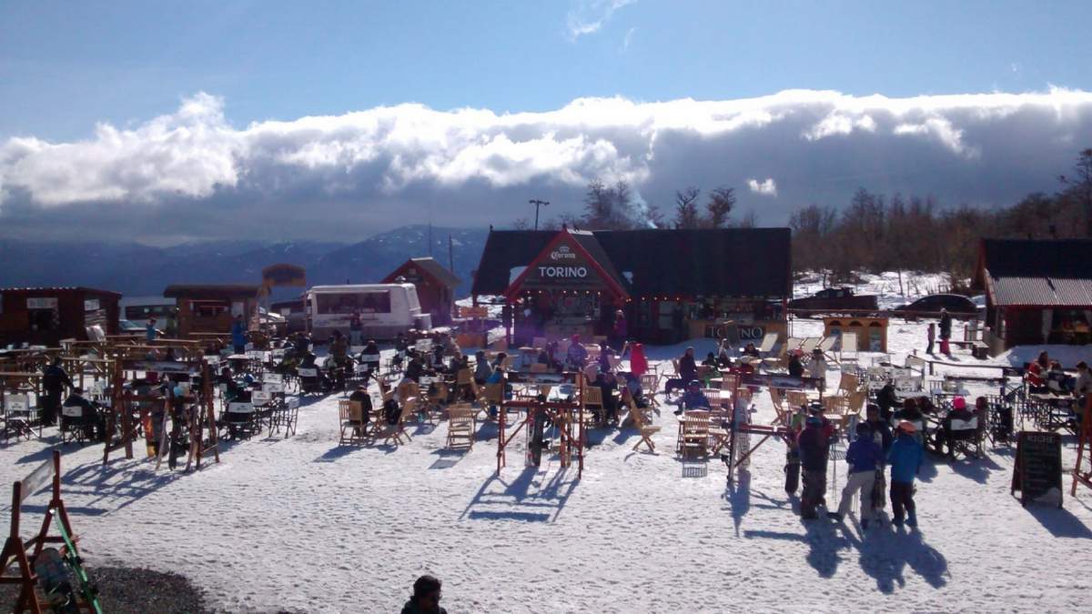 El lugar donde de hizo la fiesta en Chapelco. Fuente: (Twitter)