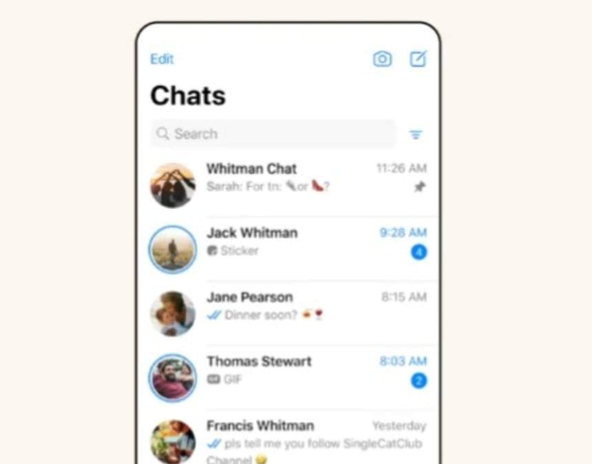 Chats de WhatsApp