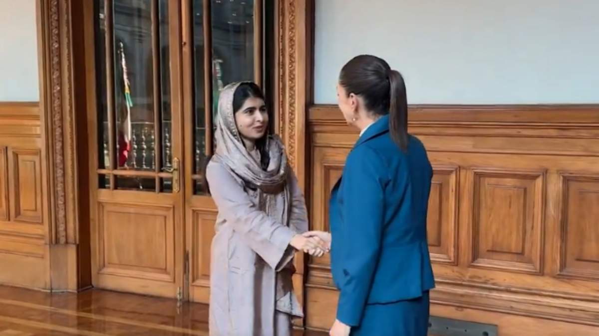 La activista, premio Nobel de la Paz, Malala Yousafzai, visitó a la presidenta Claudia Sheinbaum