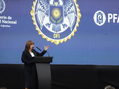 Javier Milei y Bullrich presentaron la nueva agencia de la Policía Federal