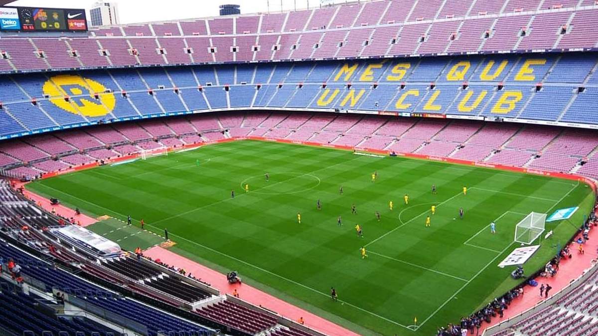 Camp Nou de Barcelona. Fuente: (Twitter)