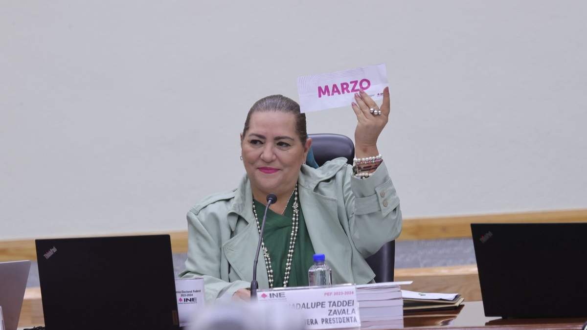 Marzo resultó sorteado en el INE