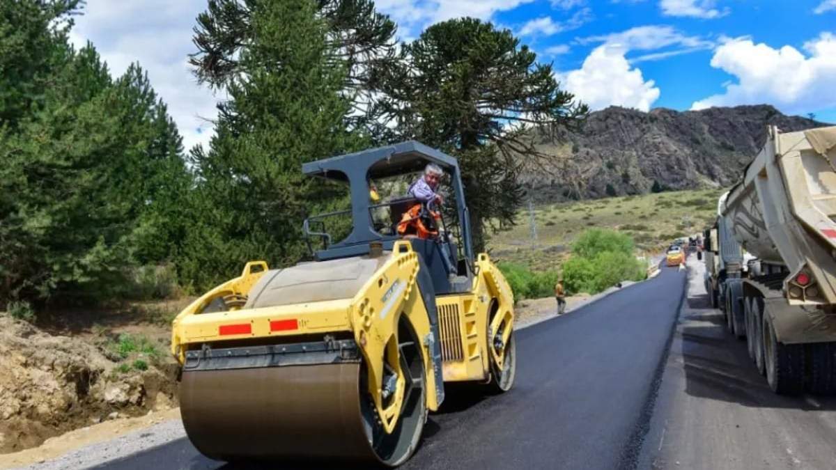 Obras Viales en rutas de Neuquén. Fuente: (Neuquén Informa)