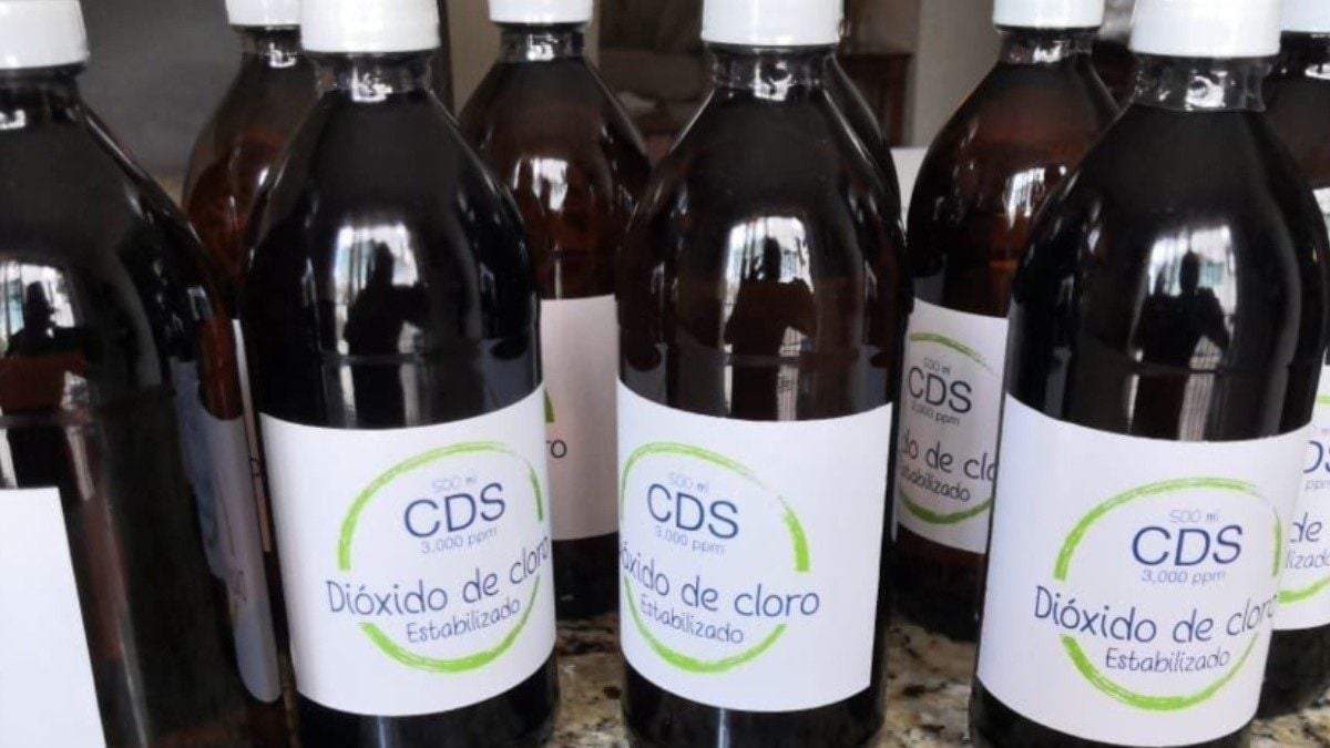 Dióxido de Cloro. Fuente: (Twitter)