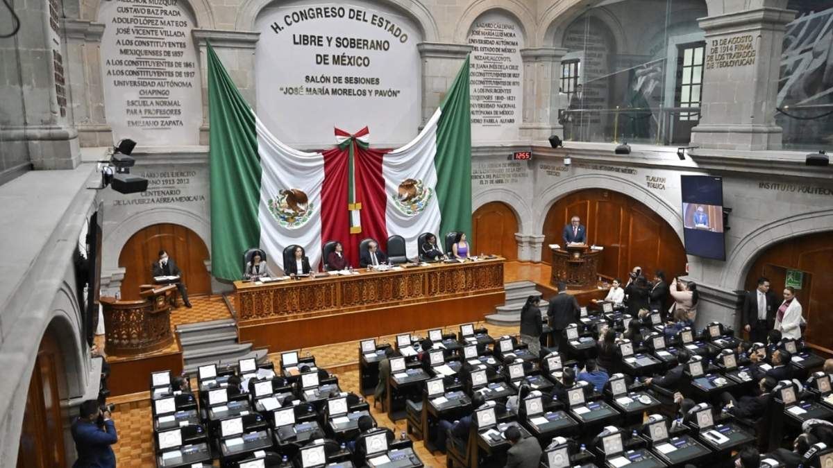 Sesión en el Congreso del Edomex