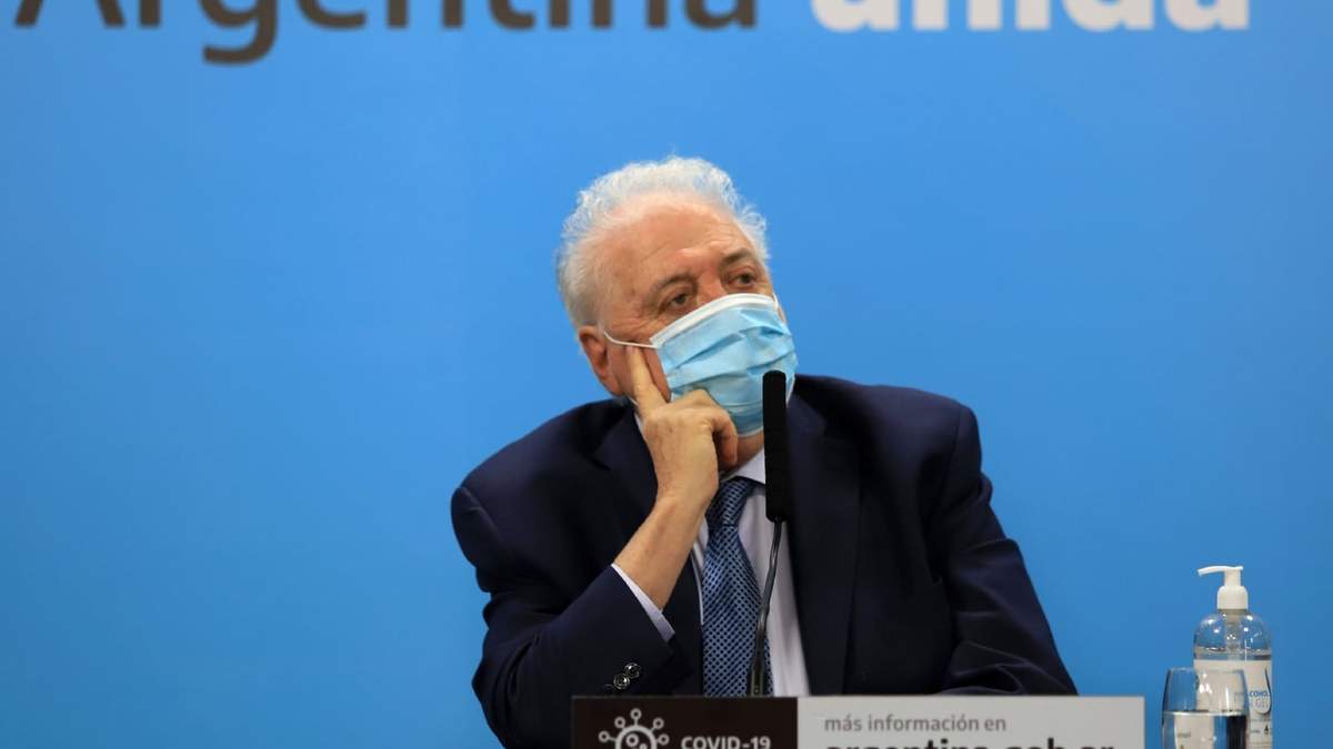Ginés González García, ministro de Salud de la Nación. Fuente: (Twitter)