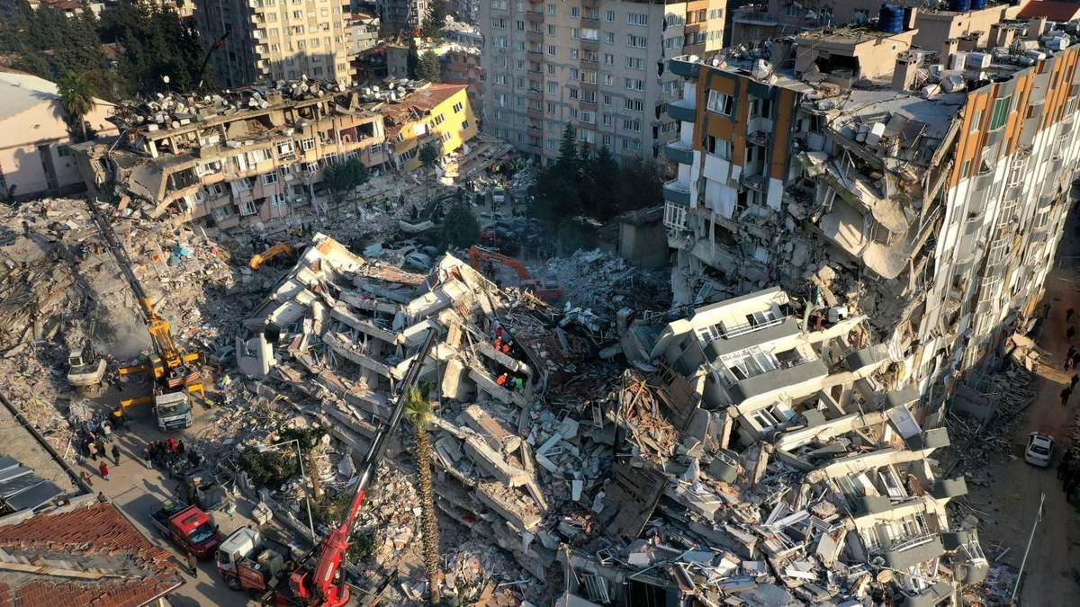 Edificios colapsados en Antakya, Turquía
