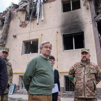 Guterres promete que la ONU "redoblará sus esfuerzos" para salvar vidas en Ucrania tras visitar Kiev