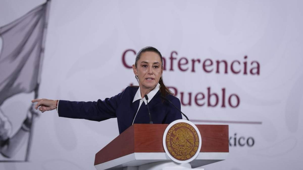 La presidenta Claudia Sheinbaum