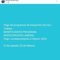 Estafa: el principal imputado en la causa todavía informa la fecha de cobro de los planes sociales