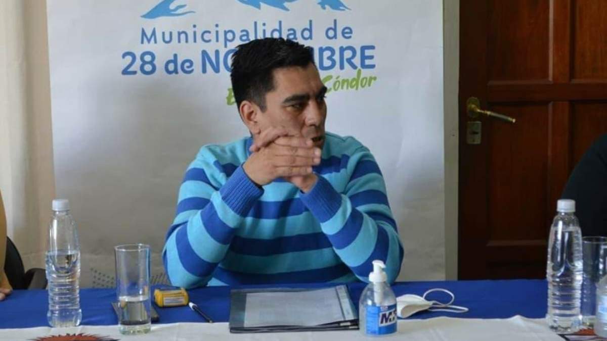 Fernando Españón, intendente de 28 de Noviembre, Santa Cruz. Fuente: (Twitter)