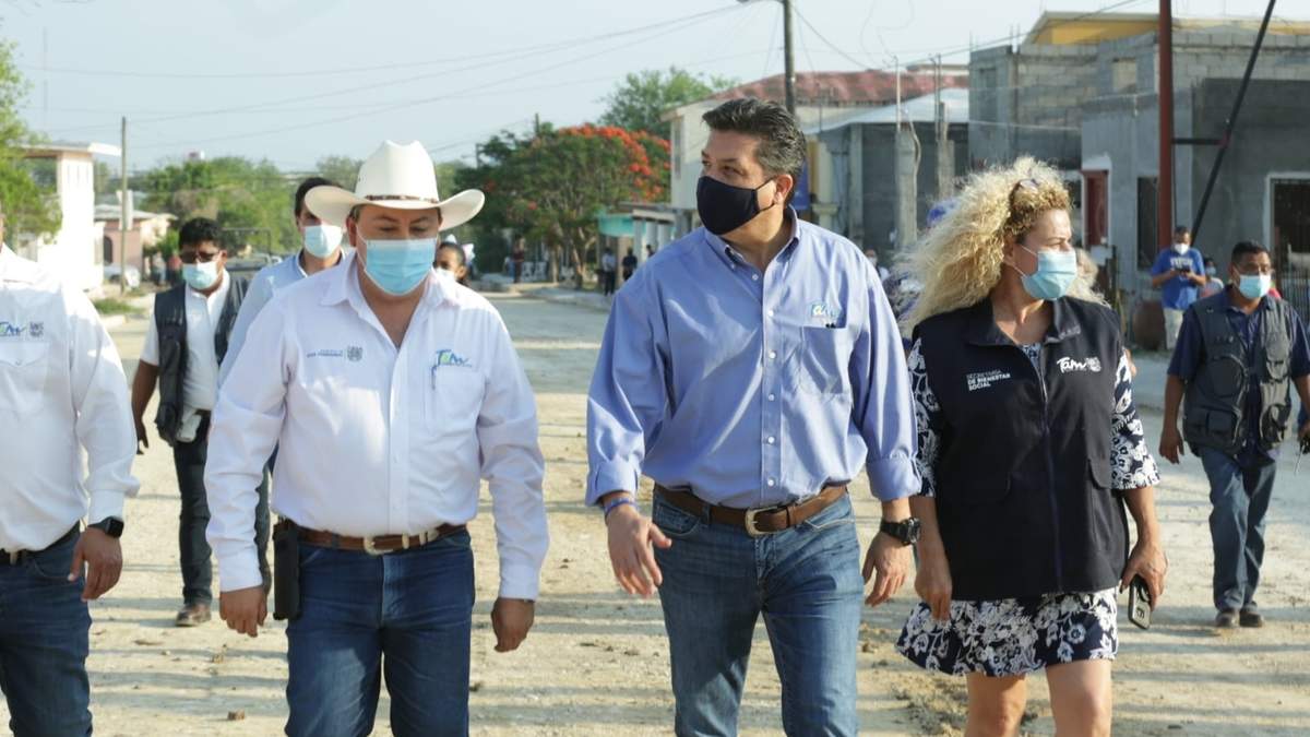 El gobernador de Tamaulipas, Francisco Javier García Cabeza de Vaca, visitó el municipio de San Fernando este miércoles