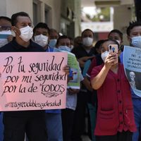 Protesta por falta de insumos y material deficiente llega al INER (Video)