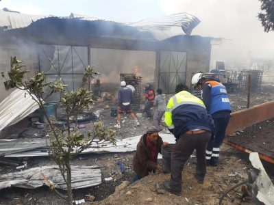 Explosión en una bodega con fuegos pirotécnicos en Tlaxcala deja cuatro muertos (Video)