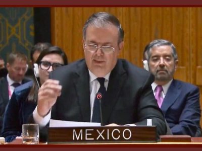 Ebrard dedica un minuto a presentar ante la ONU la propuesta de AMLO para la paz en Ucrania
