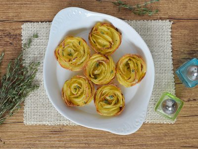 Rosas de papa: hacé esta receta increíble, vistosa y riquísima y llevá tus guarniciones a otro nivel
