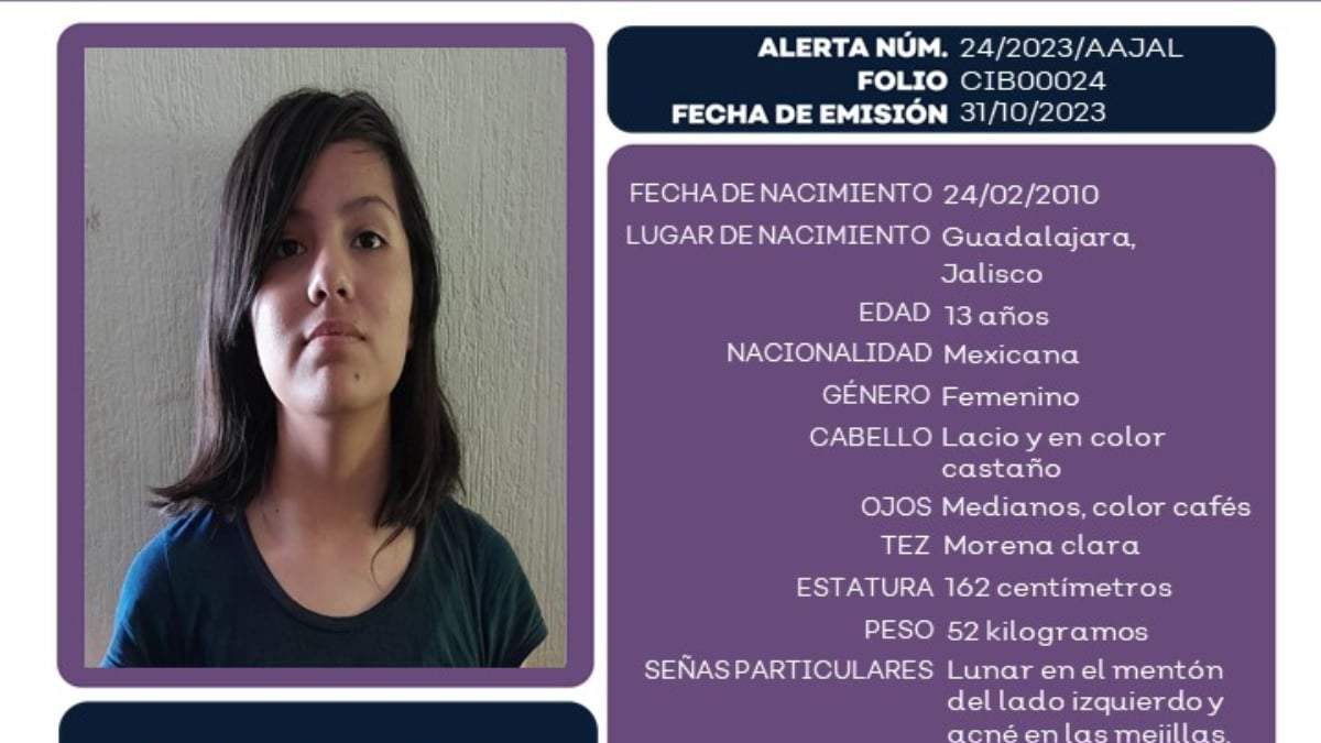 Ficha de búsqueda de Dafne Elizabeth Barrón Pérez