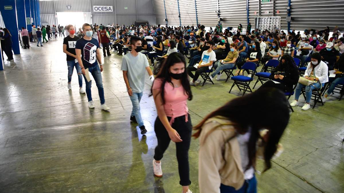 Vacunación de jóvenes de 18 a 29 años