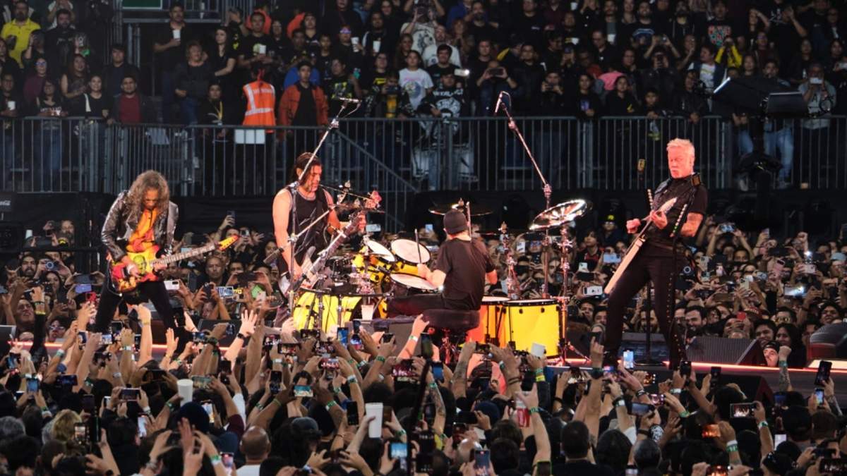 El escenario 360 grados de Metallica