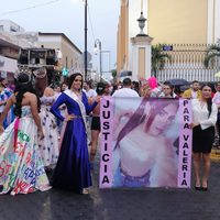 Comunidad LGBT marcha en Colima para exigir justicia por transfeminicidios