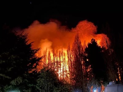 Voraz incendio encendió las alarmas en la zona de Las Chacras, al este de Bariloche