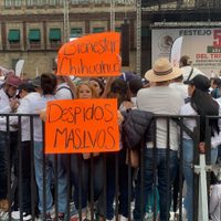 Despiden a Servidores de la Nación cuando acudían al AMLOFest